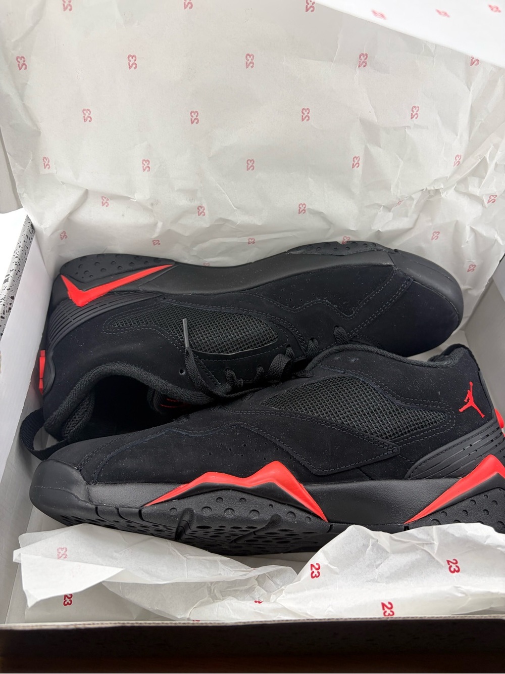 0212: AIR JORDAN MVP 92 "BLACK/GYM RED-ANTHRACITE"- Size 11